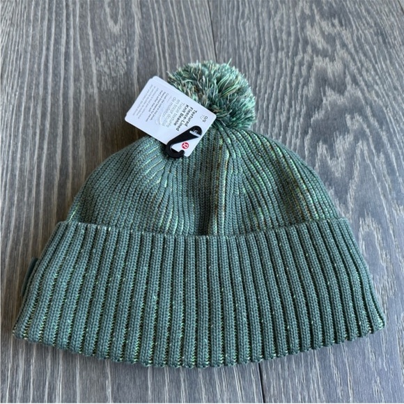 Lululemon Textured Fleece-Lined Knit Beanie in FPAI Green main image 6
